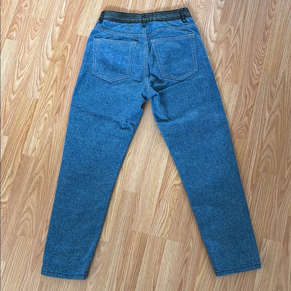 Black and Blue Women's Jeans - Picture 2 of 2